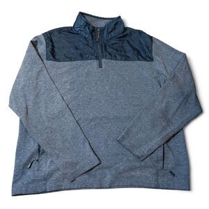 Eddie-bauer Men's Blue quarter zip pullover